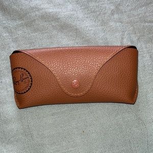 Brown ray ban case